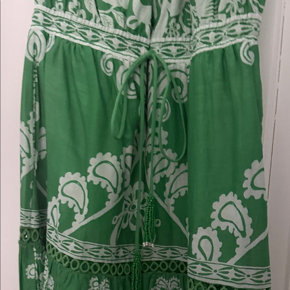 FARM Rio Green Floral One-Shoulder Maxi Dress - Picture 2 of 4